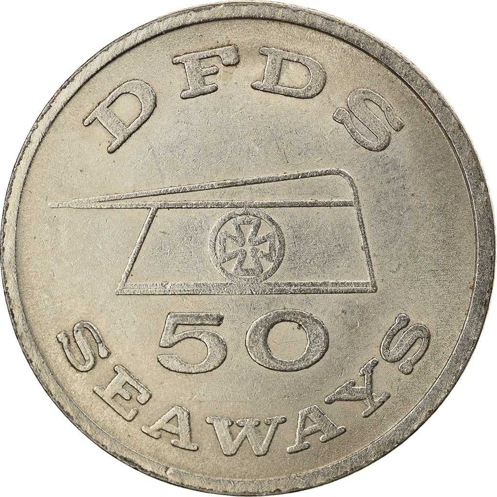 Dinamarca, Token, DFDS Seaways, Value 50, SC, Hierro
