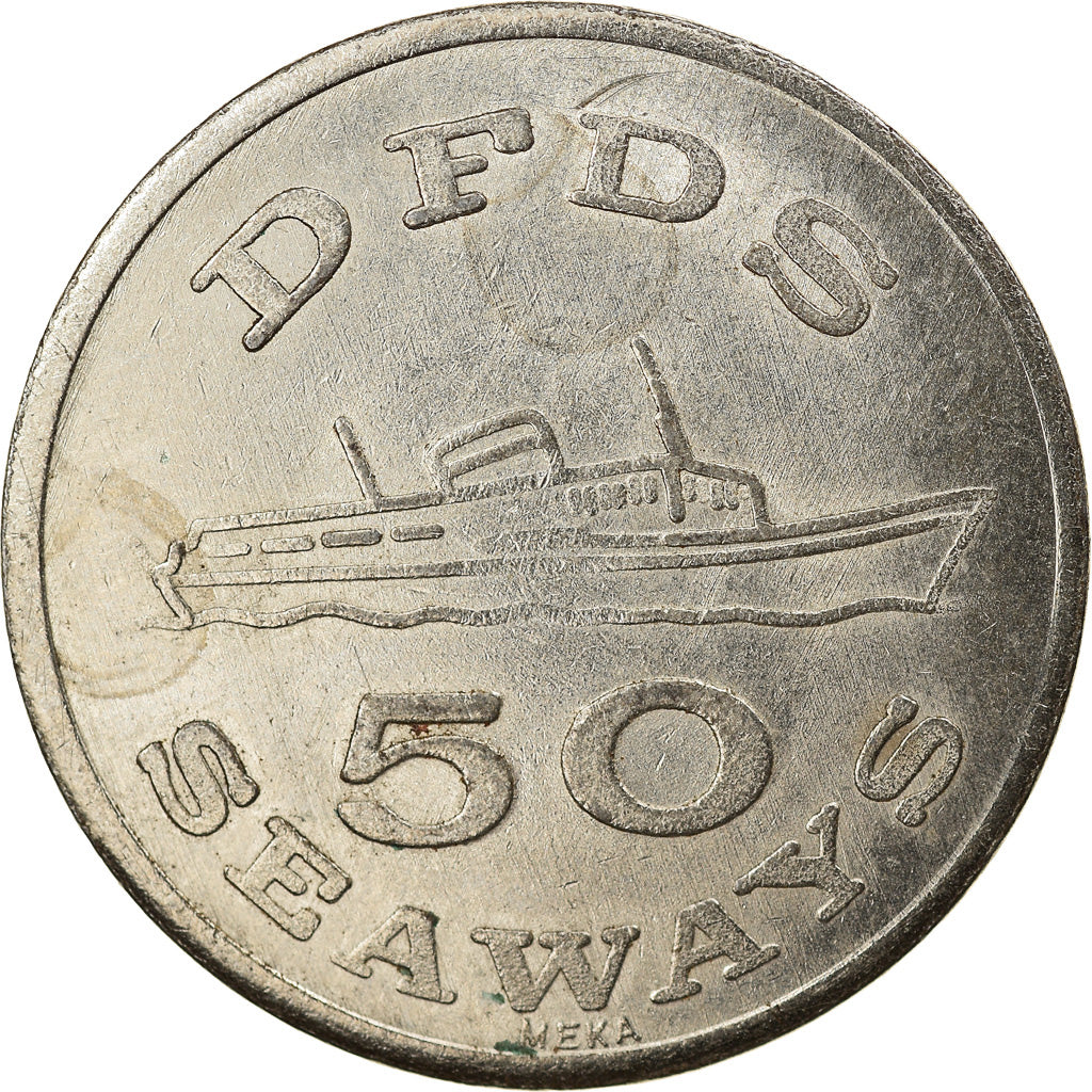 Dinamarca, Token, DFDS Seaways, Value 50, SC, Hierro