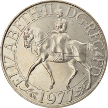 Coin, Great Britain, Elizabeth II, 25 New Pence, 1977, MS(63), Copper-nickel