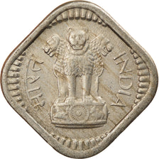 Coin, INDIA-REPUBLIC, 5 Naye Paise, 1958, Calcutta, AU(50-53), Copper-nickel