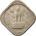 Coin, INDIA-REPUBLIC, 5 Naye Paise, 1958, Calcutta, AU(50-53), Copper-nickel