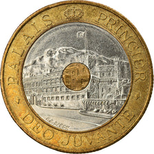 Coin, Monaco, Rainier III, 20 Francs, 1992, AU(55-58), Tri-Metallic, KM:165