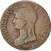 Monnaie, France, Dupré, 5 Centimes, 1800, Lyon, TTB, Bronze, KM:640.5