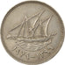 Münze, Kuwait, Jabir Ibn Ahmad, 50 Fils, 1979/AH1399, VZ, Copper-nickel, KM:13