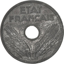 FRANCE, 20 Centimes, 1941, KM #PE304, AU(55-58), Zinc, Gadoury #51.EP, 7.23