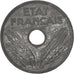 FRANCE, 20 Centimes, 1941, KM #PE304, AU(55-58), Zinc, Gadoury #51.EP, 7.23