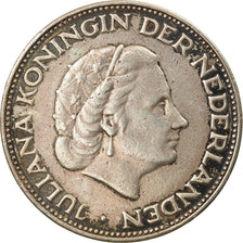 Coin, Netherlands, Juliana, 2-1/2 Gulden, 1960, EF(40-45), Silver, KM:185