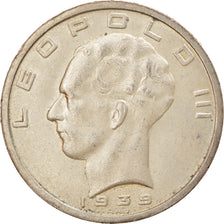 Münze, Belgien, 50 Francs, 50 Frank, 1939, VZ+, Silber, KM:121