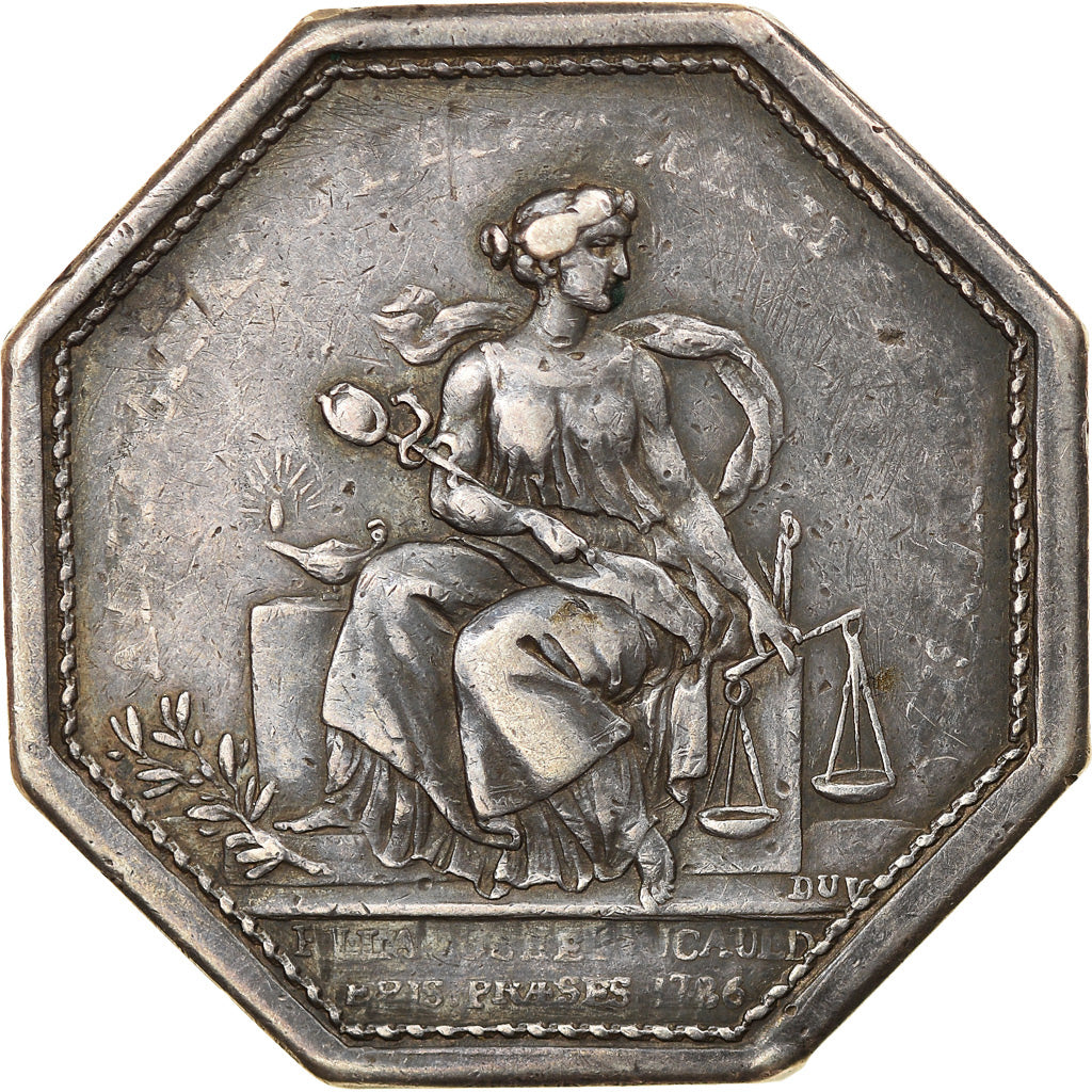 France, Jeton, Louis XVI, 1786, Administration du collège royal de Saintes