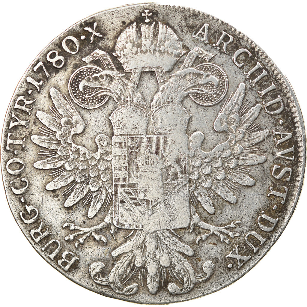 Coin, Austria, Joseph II, Thaler, 1780, Vienna, Restrike, VF(30-35), Silver