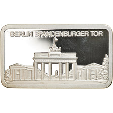 Monnaie, Allemagne, Berlin Brandenburger Tor, 1 Once, Bullion, SPL, Argent