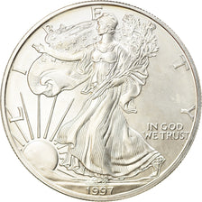 Coin, United States, Dollar, 1997, Philadelphia, 1 Oz, MS(63), Silver, KM:273