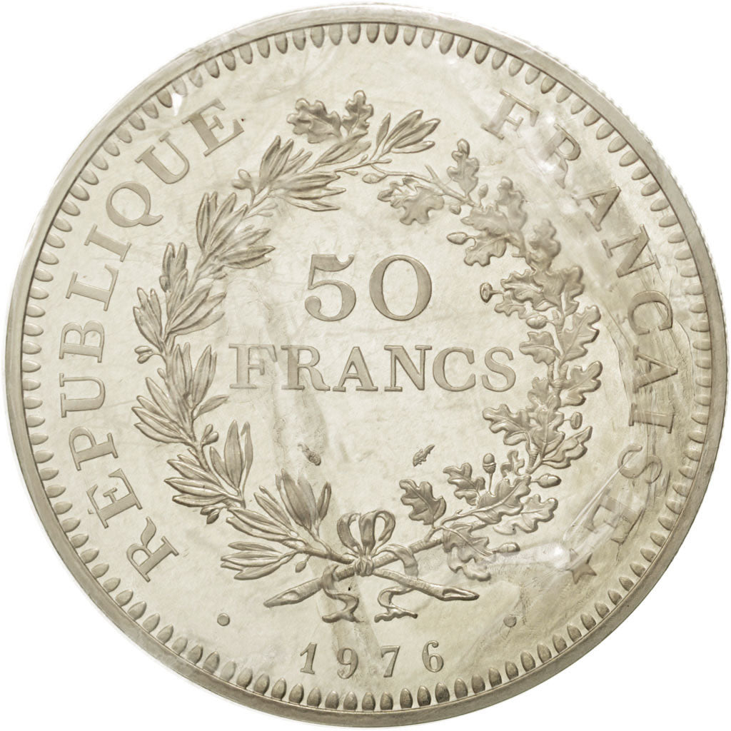 FRANCE, 50 Francs, 1976, KM #P563, MS(65-70), Silver, Gadoury #223.P1, 60.00