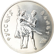 Coin, Russia, Russian Ballet, 3 Roubles, 1993, Moscow, MS(64), Silver, KM:323