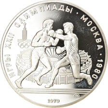 Coin, Russia, Boxing, 10 Roubles, 1979, Leningrad, Proof, MS(65-70), Silver