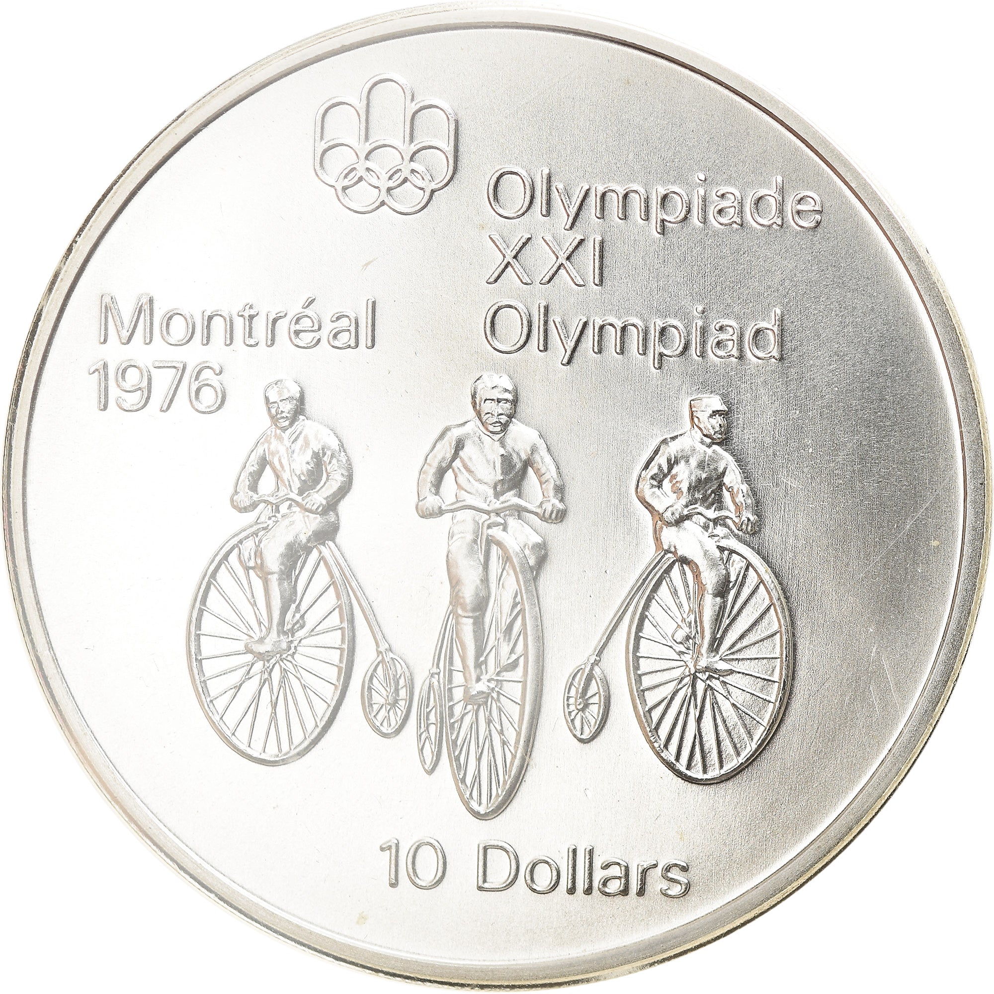 Monnaie, Canada, Elizabeth II, Cycling, 10 Dollars, 1974, Ottawa, FDC, Argent