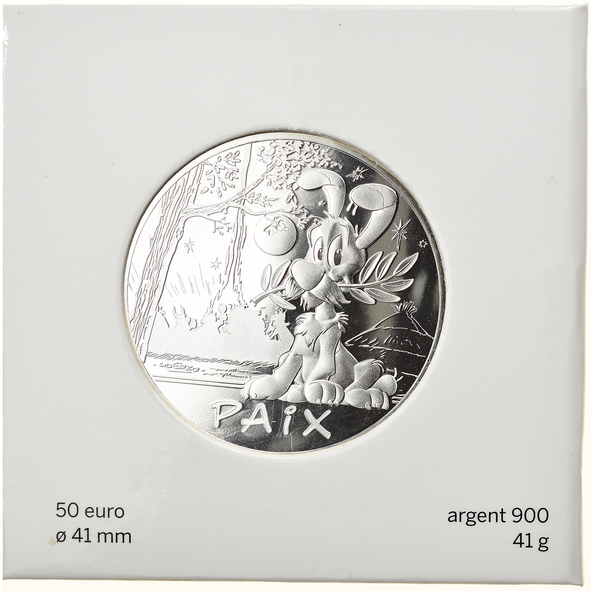 France, Monnaie de Paris, 50 Euro, Astérix, Paix, 2015, Paris, MS(65-70)