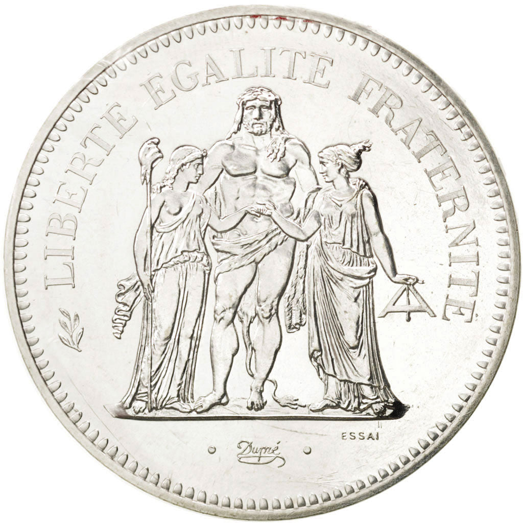 Vème République, 50 Francs Hercule 1974 Essai, KM E117
