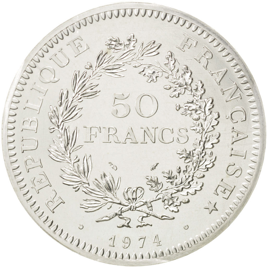 Vème République, 50 Francs Hercule 1974 Essai, KM E117