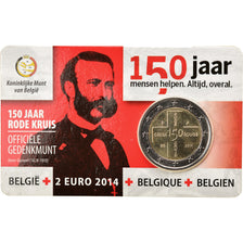 Belgium, 2 Euro, Belgian Red Cross, 2014, MS(65-70), Bi-Metallic