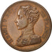 Moneda, Francia, Henri V, 5 Francs, 1830, EBC+, Bronce, KM:32a, Gadoury:649