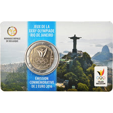 België, 2 Euro, Summer Olympics Rio de Janeiro, 2016, French Text, FDC