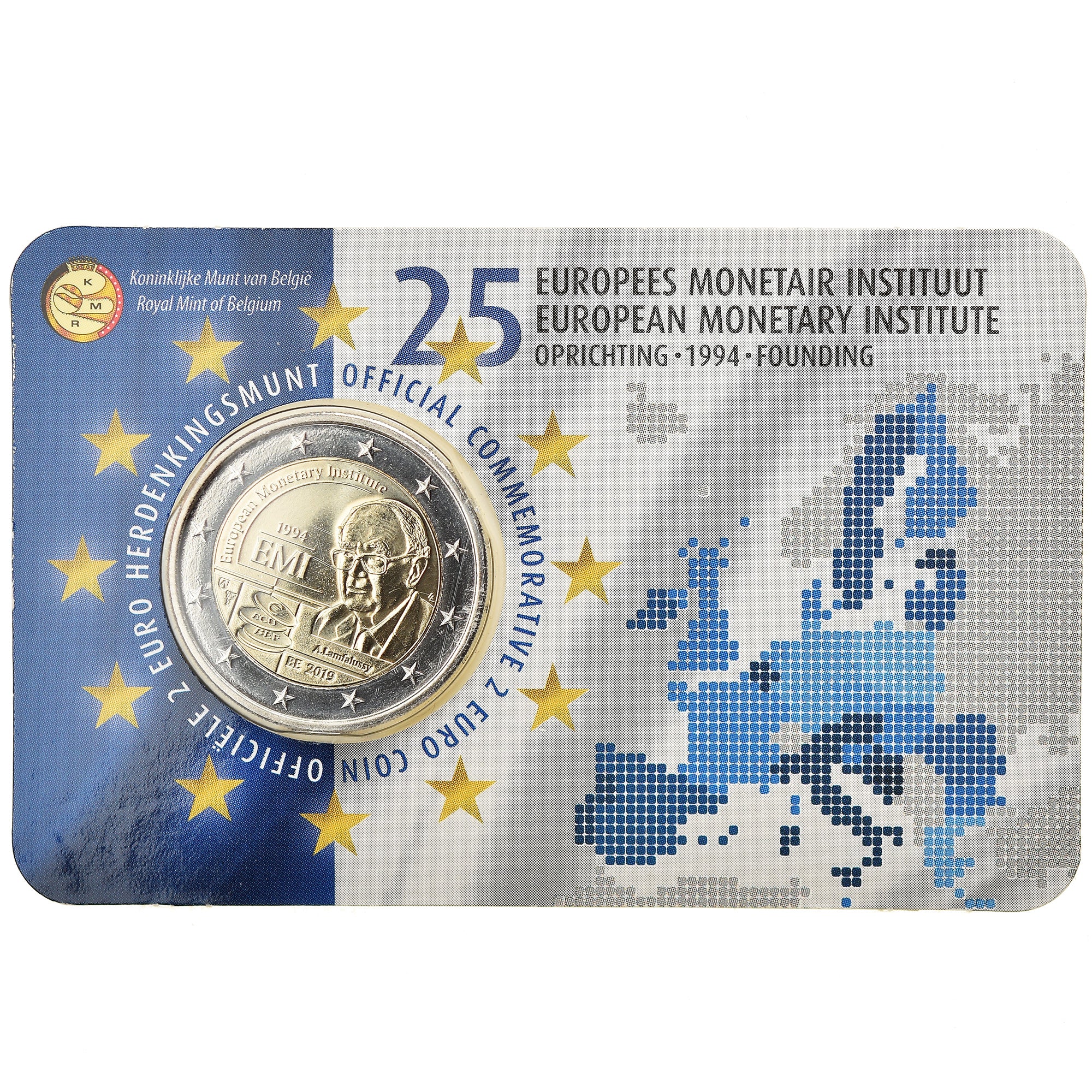 Belgium, 2 Euro, European Monetary Institute, 2019, Dutch Text, MS(65-70)
