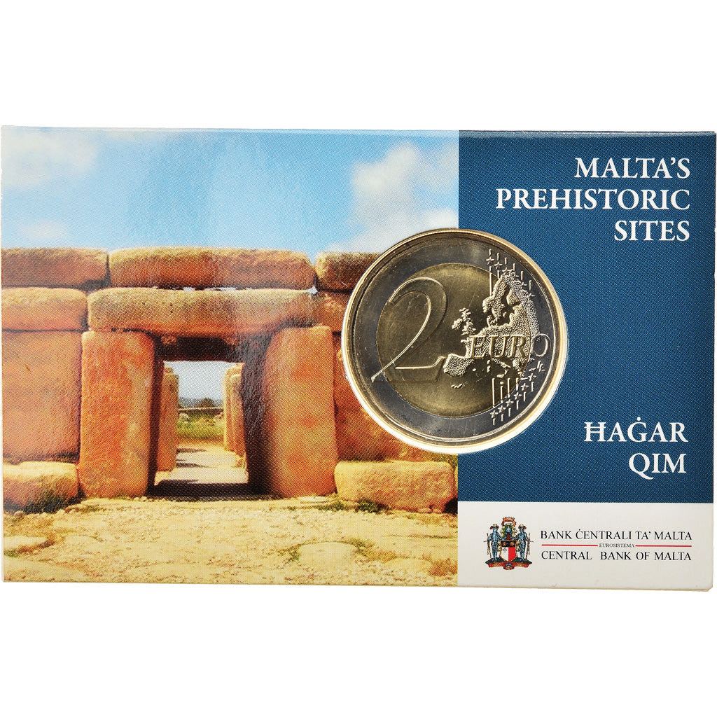 Malta, 2 Euro, Ħaġar Qim Temples, 2017, MS(65-70), Bi-Metallic