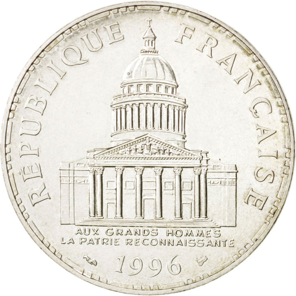 FRANCE, Panthéon, 100 Francs, 1996, Paris, KM #951.1, MS(63), Silver, Gadoury #.