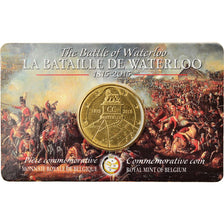 Belgium, 2-1/2 Euro, Bicentenary Battle of Waterloo, 2015, MS(65-70), Brass