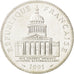 FRANCE, Panthéon, 100 Francs, 1991, Paris, KM #951.1, MS(63), Silver, Gadoury #.
