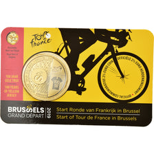 Belgio, 2-1/2 Euro, 100 Years of Yellow Jersey, 2019, Dutch Text, FDC