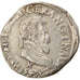 Monnaie, France, Henri IV, Demi Franc, 1593, Montpellier, Très rare, TTB