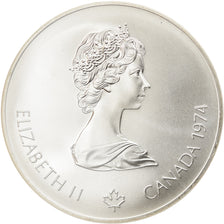 Coin, Canada, Elizabeth II, Rowing, 5 Dollars, 1974, MS(65-70), Silver, KM:91