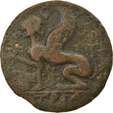 Moeda, Jónia, Chios, 3 Assaria, 2nd century BC, VF(20-25), Bronze
