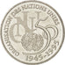 FRANCE, ONU, 5 Francs, 1995, KM #1118, AU(55-58), Silver, 29, Gadoury #776, 9.91