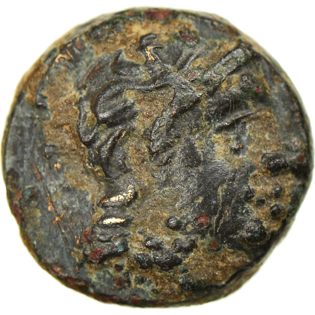 Münze, Ionia, Lebedos, Bronze Æ, 375-350 BC, S+, Bronze