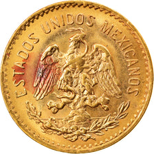Monnaie, Mexique, 5 Pesos, 1955, Mexico City, SUP+, Or, KM:464