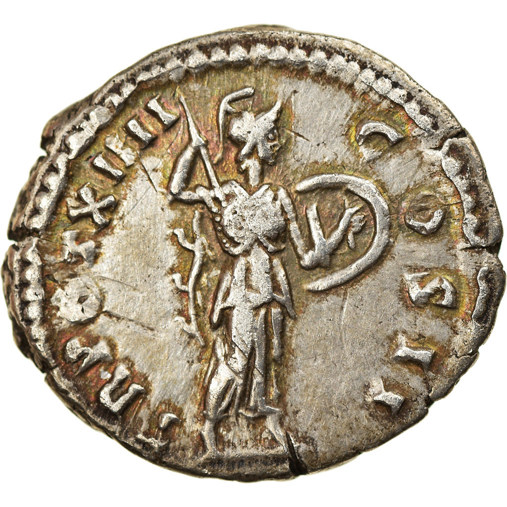 Coin, Marcus Aurelius, Denarius, 159-160, Rome, AU(50-53), Silver, RIC:483