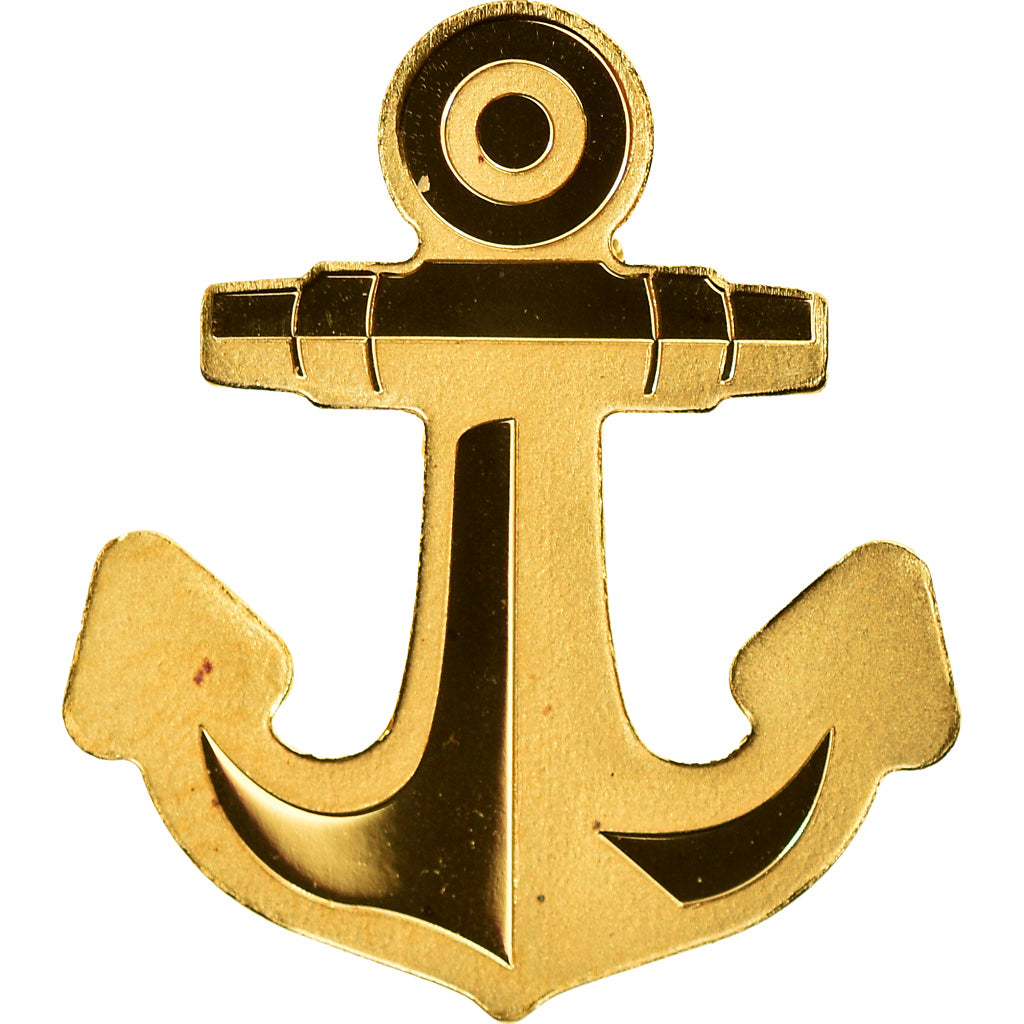 Coin, Palau, Golden Anchor, 1 Dollar, 2019, MS(65-70), Gold
