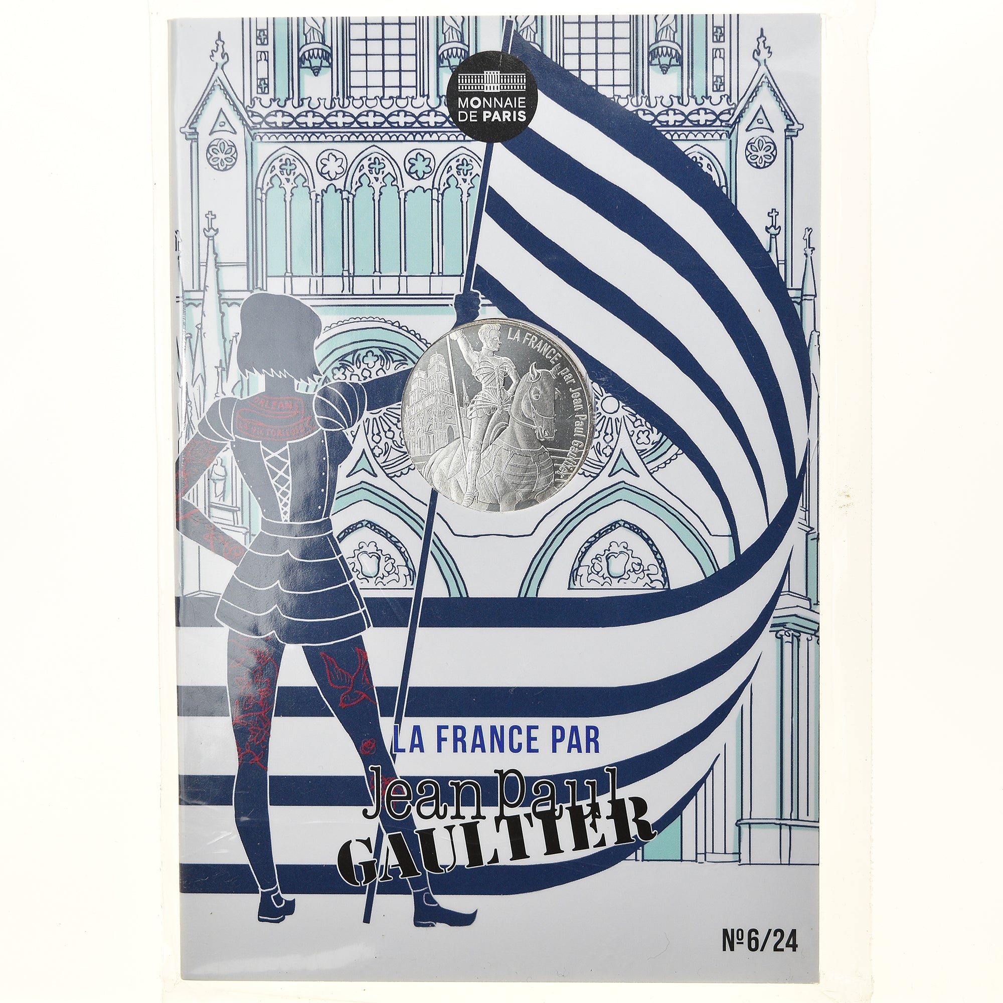 Frankrijk, Parijse munten, 10 Euro, Jean-Paul Gaultier (Orléans la
