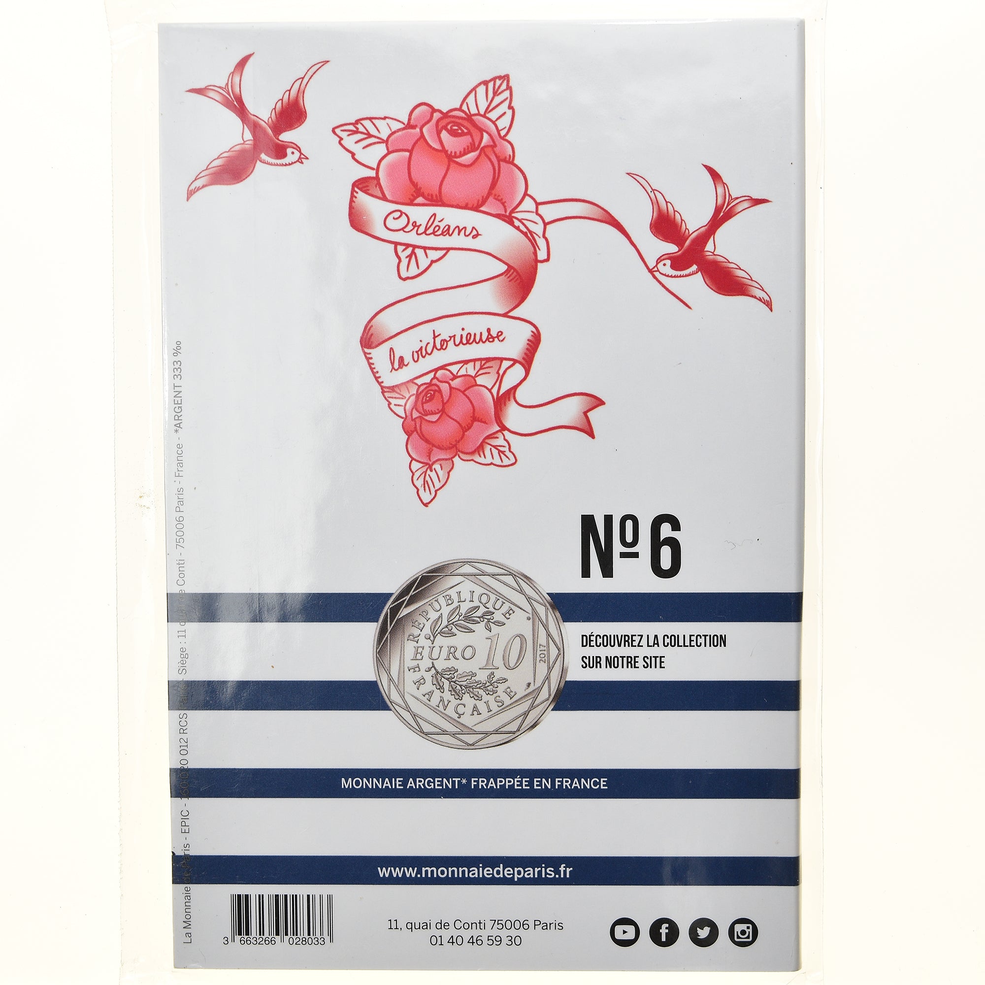 Frankrijk, Parijse munten, 10 Euro, Jean-Paul Gaultier (Orléans la