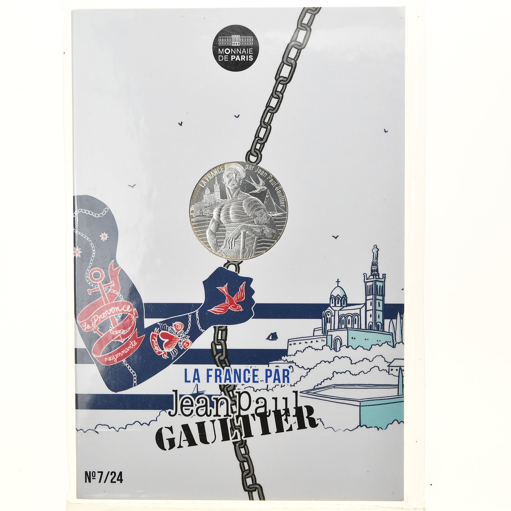Frankreich, Monnaie de Paris, 10 Euro, Jean-Paul Gaultier (La Provence