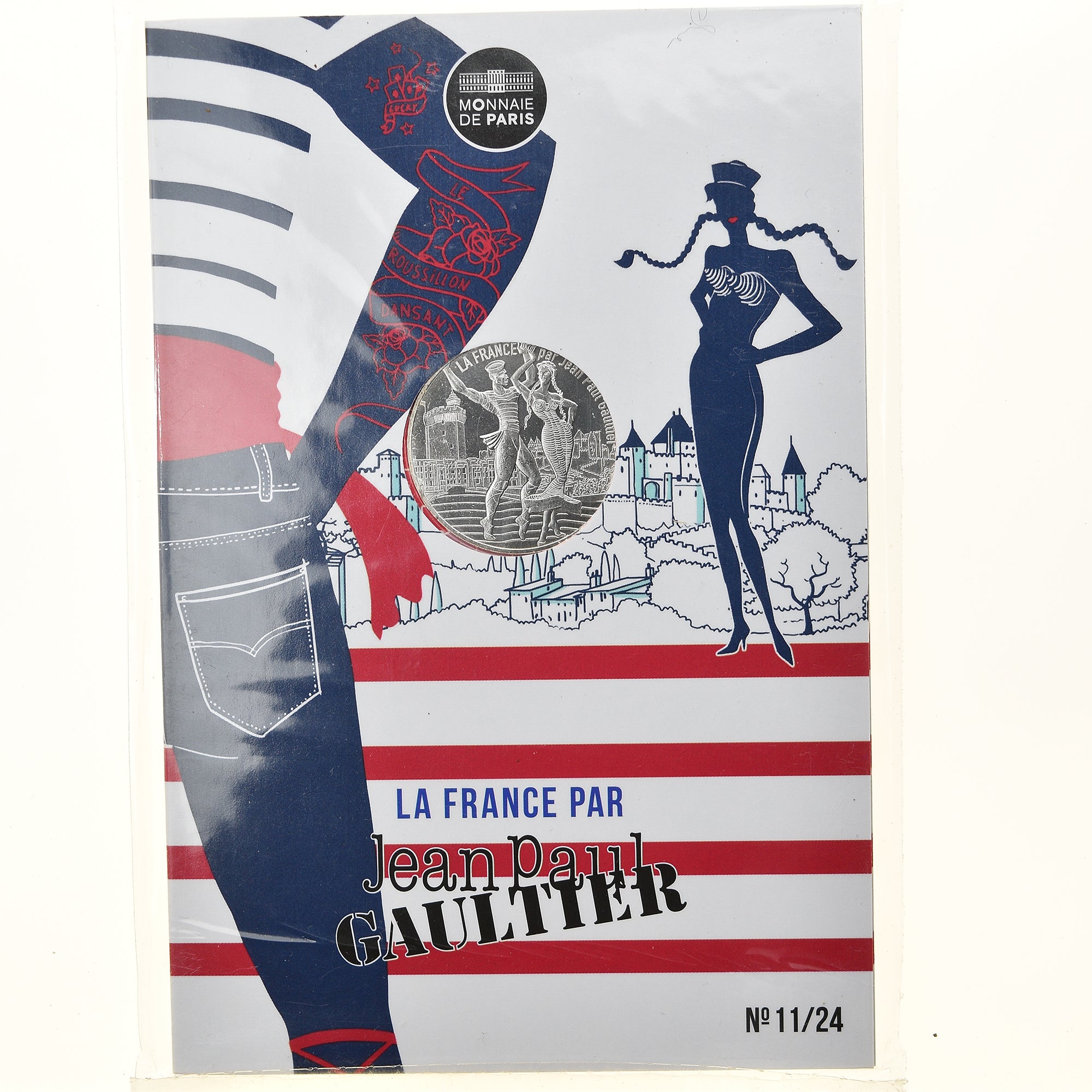France, Monnaie de Paris, 10 Euro, Jean-Paul Gaultier (Le Roussillion dansant)