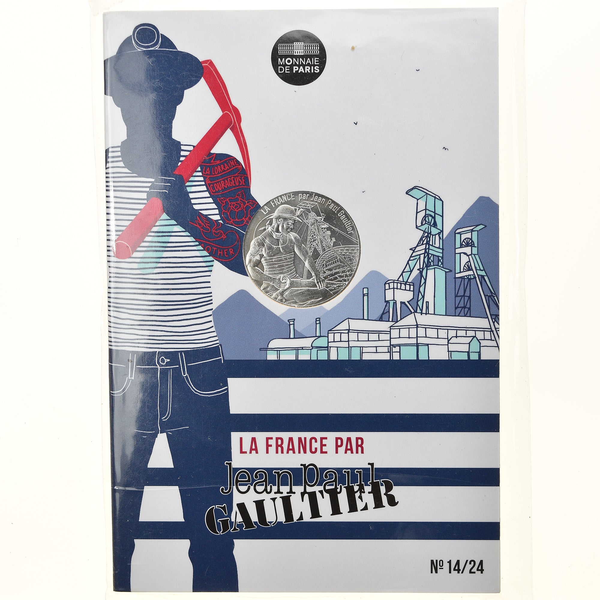 Frankreich, Monnaie de Paris, 10 Euro, Jean-Paul Gaultier (La Lorraine