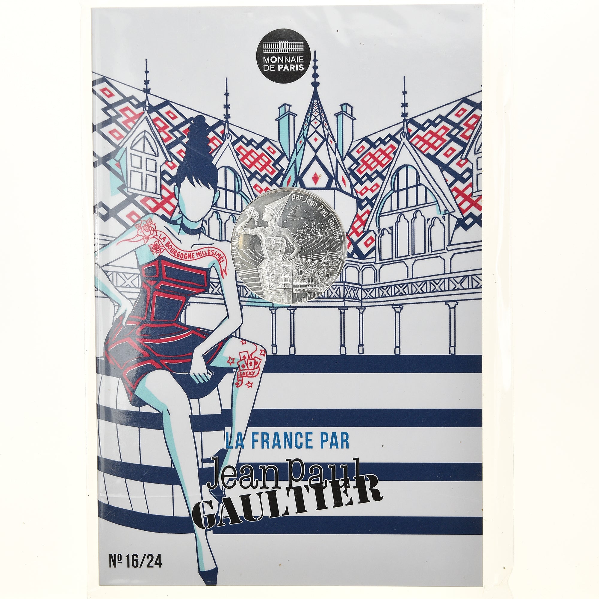 Francia, Monnaie de Paris, 10 Euro, Jean-Paul Gaultier (La Bourgogne