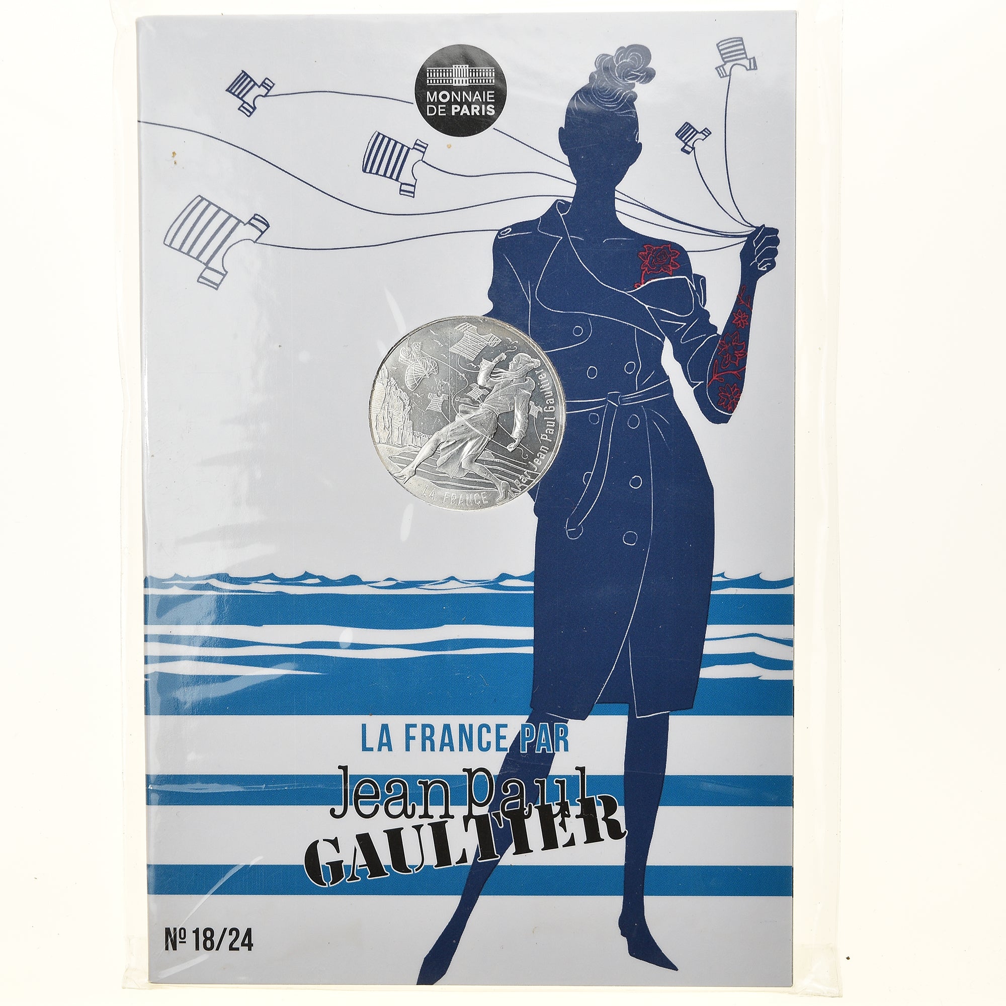 Frankreich, Monnaie de Paris, 10 Euro, Jean-Paul Gaultier (Le Nord vivifiant)