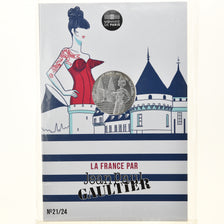 Frankrijk, Parijse munten, 10 Euro, Jean-Paul Gaultier (La Touraine royale)