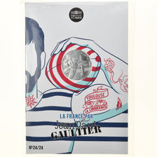 France, Monnaie de Paris, 10 Euro, Jean-Paul Gaultier (Toulouse la