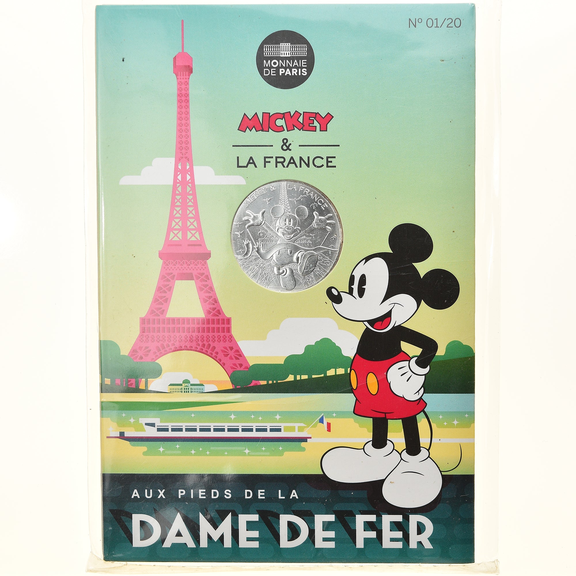 France, Monnaie de Paris, 10 Euro, Mickey (Tour Eiffel), 2018, Paris, MS(65-70)